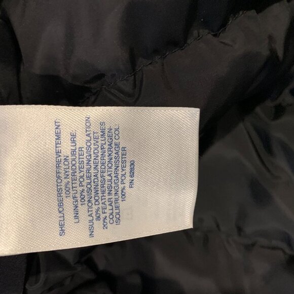 NWT Lands' End Men's Down Puffer Winter Jacket Size XXL 600 Black - Picture 10 of 13